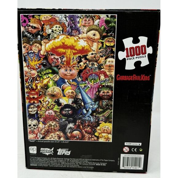 Garbage Pail Kids - Yuck! - 1000 Piece Jigsaw Puzzle - 19.5X26.625" OP Puzzles - Picture 3 of 7